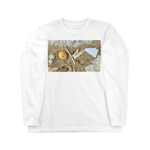 砂と水 Long Sleeve T-Shirt