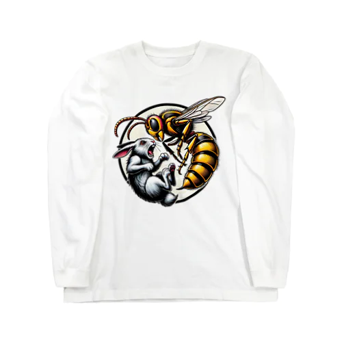 Fighting the giant hornet ロングスリーブTシャツ