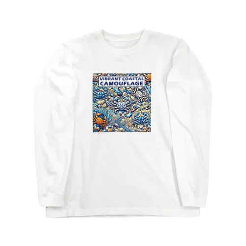 VIBRANT COASTAL CAMOUFLAGE Long Sleeve T-Shirt