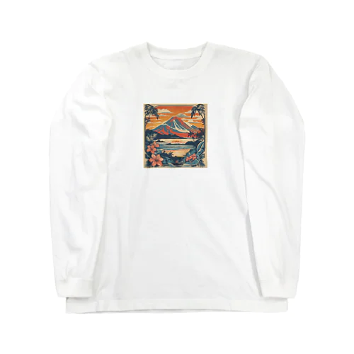 ハワイ（和テイスト） Long Sleeve T-Shirt