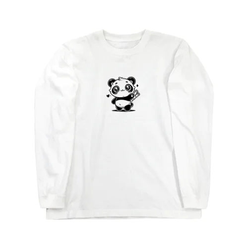 かわいいパンダ Long Sleeve T-Shirt