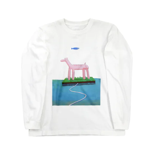 陸の馬 Long Sleeve T-Shirt