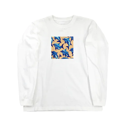 イルカの群れ Long Sleeve T-Shirt