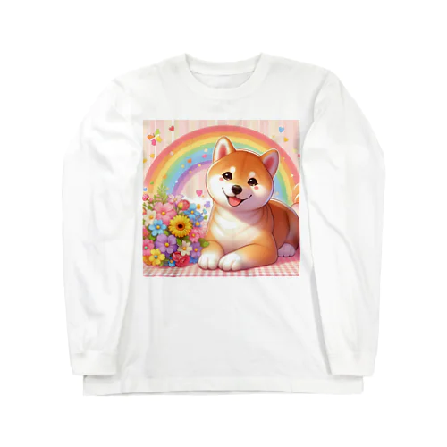 夢の中の柴犬 Long Sleeve T-Shirt