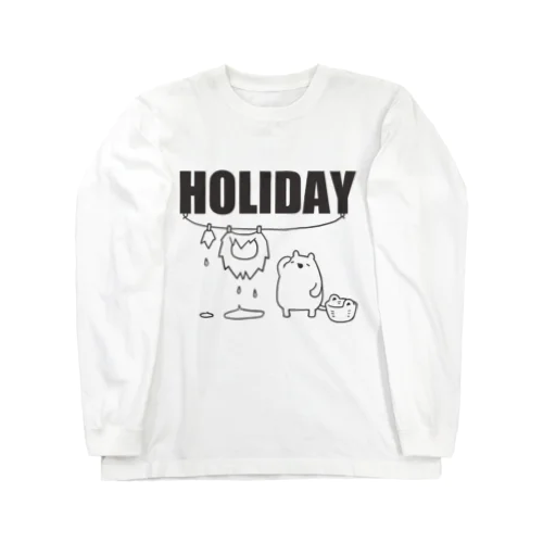 【HOLIDAY】ライオンさんの休日 Long Sleeve T-Shirt