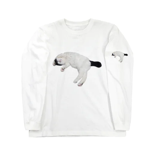 尻尾が短い保護猫 たぬちゃん Long Sleeve T-Shirt