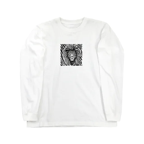 シマウマなライオン Long Sleeve T-Shirt