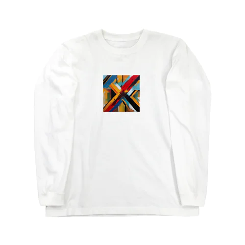 かっこよく描いたX ロングスリーブTシャツ