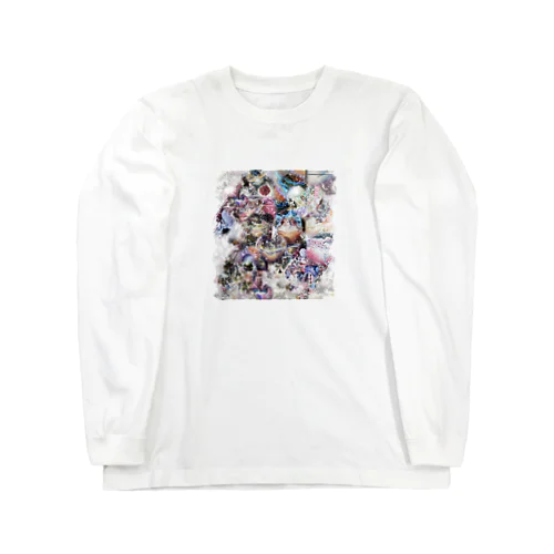 桜カラーの幸せデザイン Long Sleeve T-Shirt