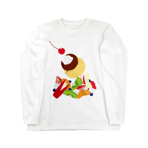 フォーリングプリンアラモード Long Sleeve T-Shirt