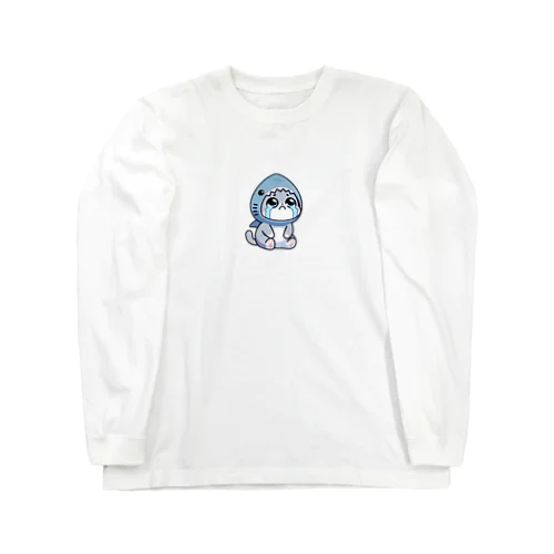 泣き虫きぐるみネコ Long Sleeve T-Shirt