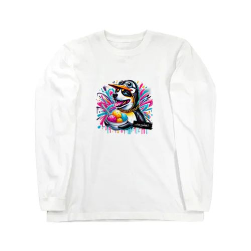 グラフティ イヌ✖️ペンギン ロングスリーブTシャツ