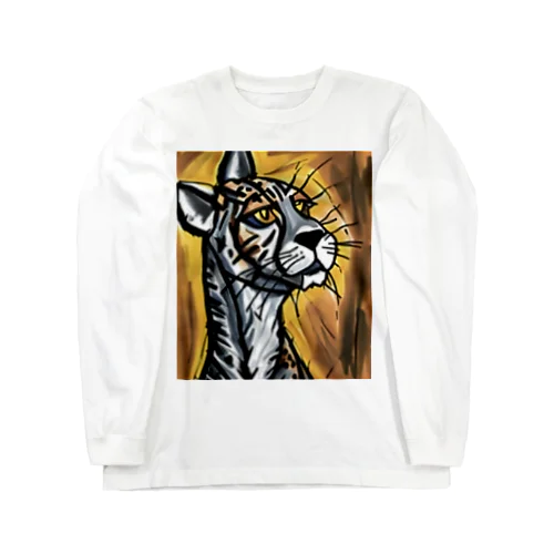 野生の猫 Long Sleeve T-Shirt