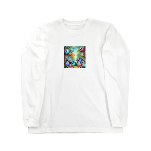 ほっこりまんまるちびモンスター Long Sleeve T-Shirt