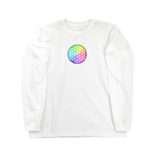 フラワーオブライフ Long Sleeve T-Shirt