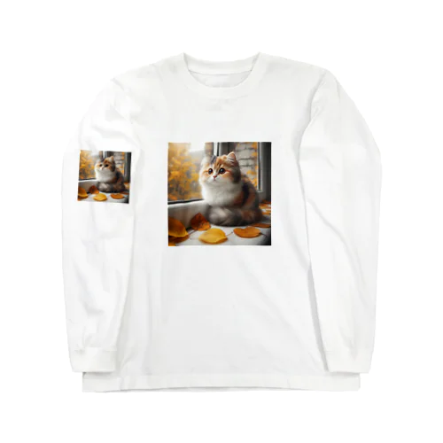 かわいい三毛猫グッズ Long Sleeve T-Shirt