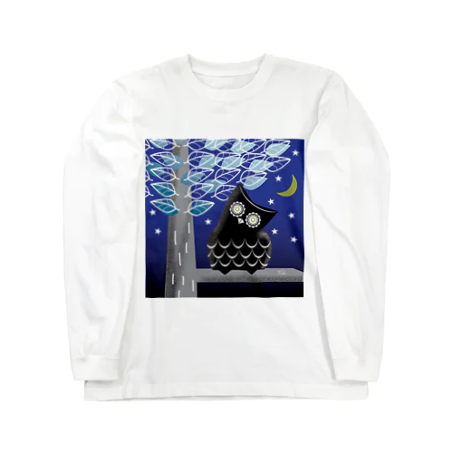 Velvet Night Owl Long Sleeve T-Shirt