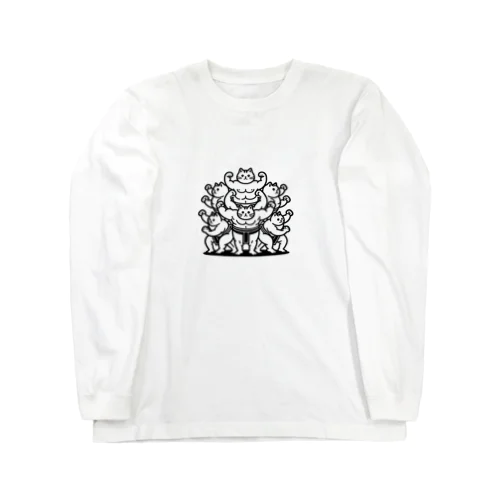 猫力士（群像） Long Sleeve T-Shirt