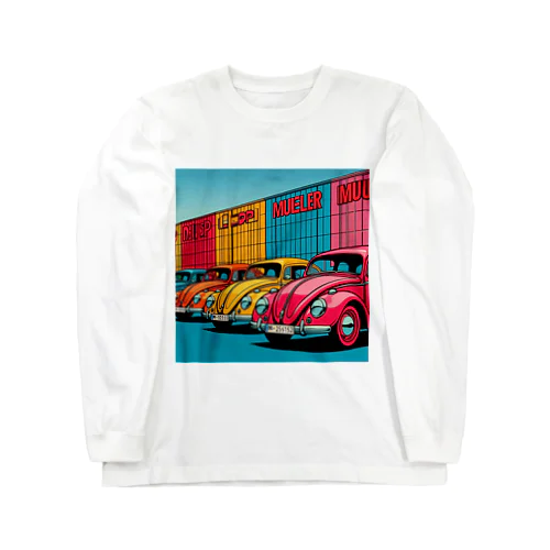 レトロポップなワーゲン Long Sleeve T-Shirt