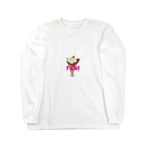 fun！チョコミントアイス Long Sleeve T-Shirt