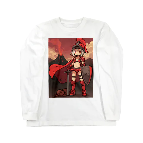 火山の女剣士 Long Sleeve T-Shirt