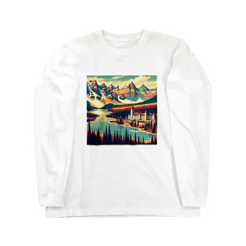 ザ カナダの自然 観光地 Long Sleeve T-Shirt