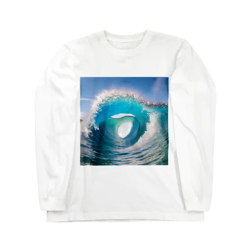 癒しの波 Long Sleeve T-Shirt