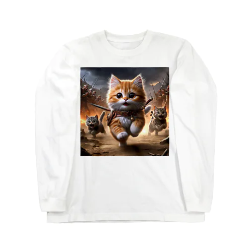 ねこ、走る Long Sleeve T-Shirt