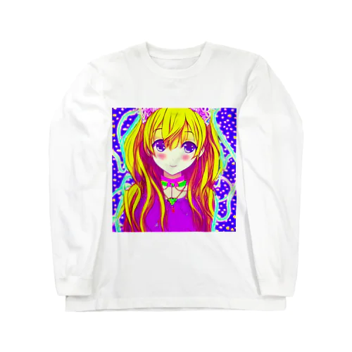 金髪優しげ★きゅぴきゅぴガール Long Sleeve T-Shirt