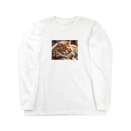 ふさふさねこ Long Sleeve T-Shirt