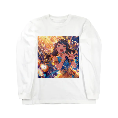 アツい瞬間を切り取り！美少女アイドル Long Sleeve T-Shirt