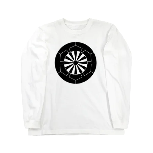 源氏車家紋 Long Sleeve T-Shirt