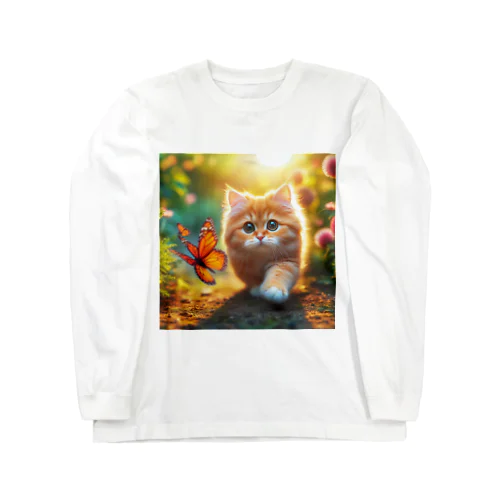 猫のお散歩 Long Sleeve T-Shirt