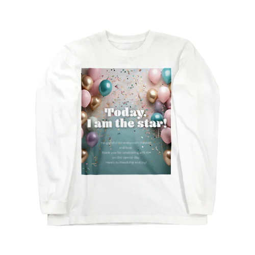 本日の主役！I'm star!! ロングスリーブTシャツ