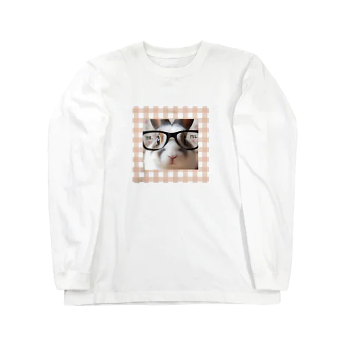 めがねうさぎ Long Sleeve T-Shirt