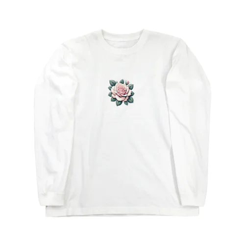 一本の強い薔薇 Long Sleeve T-Shirt