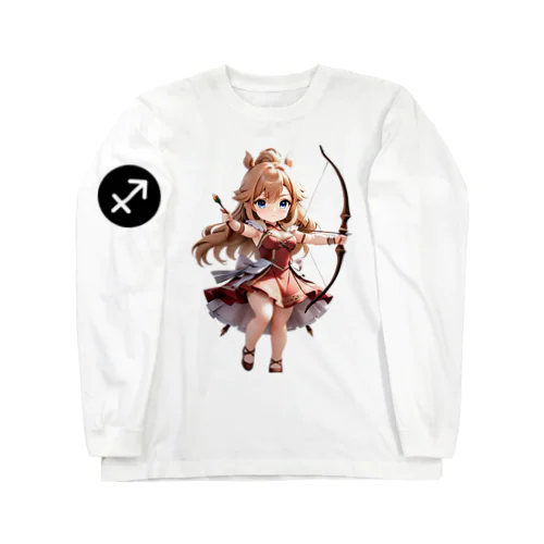 Sagittarius　射手座 ロングスリーブTシャツ