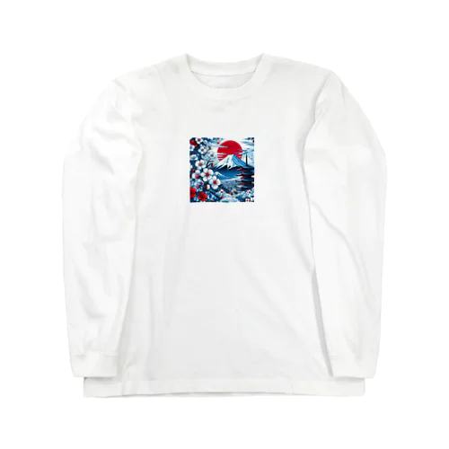 赤富士 Long Sleeve T-Shirt