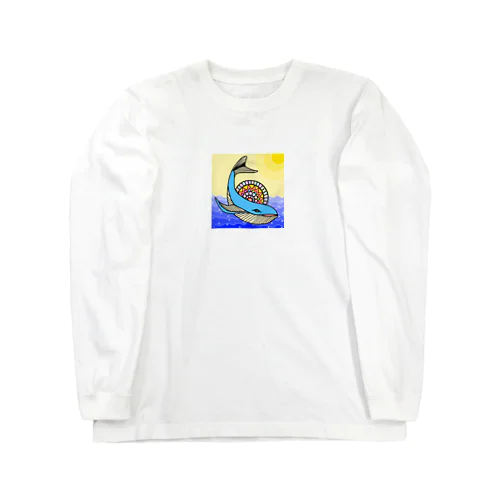 カラフルクジラ Long Sleeve T-Shirt