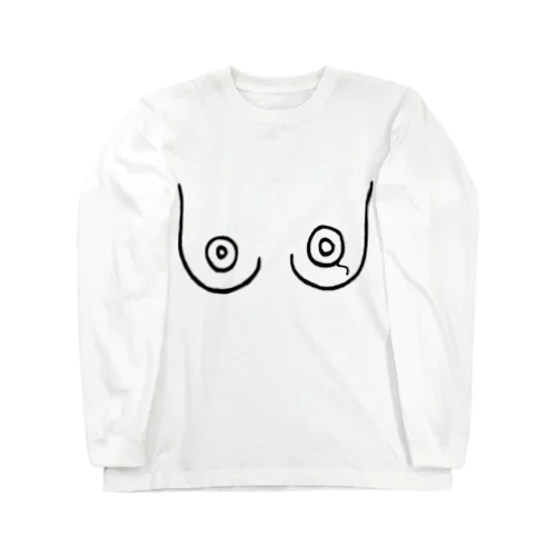 女の子にも毛は生えます Long Sleeve T-Shirt