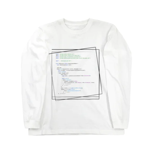 プログラミング教室ぷらぐらオリジナルグッズ ロングスリーブTシャツ