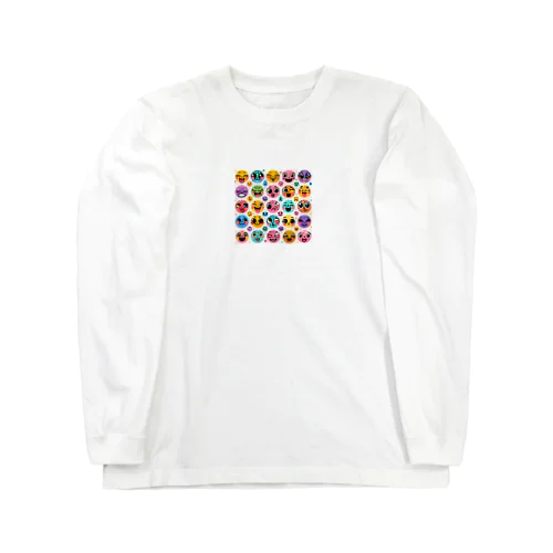 元気いっぱいのドット柄 Long Sleeve T-Shirt