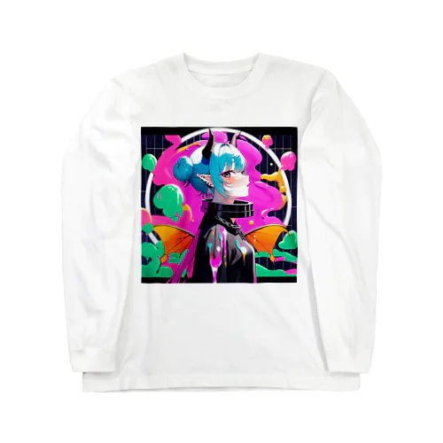 可愛い小悪魔 Long Sleeve T-Shirt