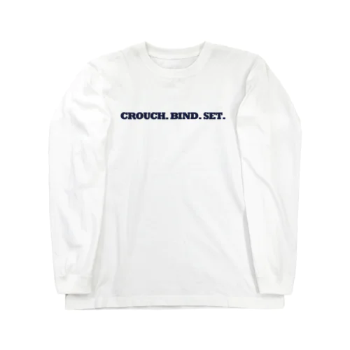 CROUCH.BIND.SET.  ラグビー  ロングスリーブTシャツ