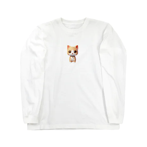 可愛いゆる仔猫 Long Sleeve T-Shirt