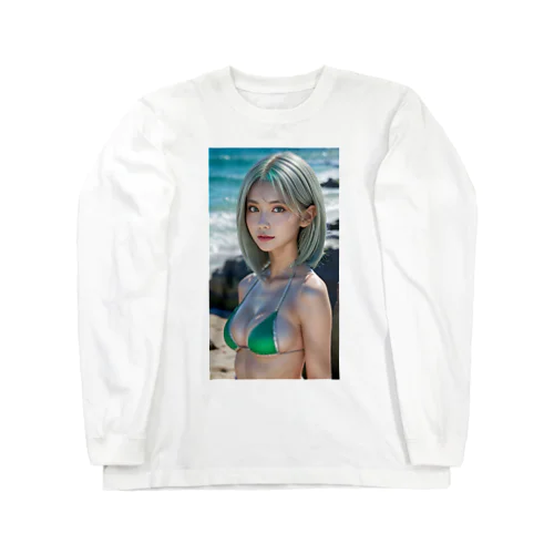 AI美女9 ロングスリーブTシャツ