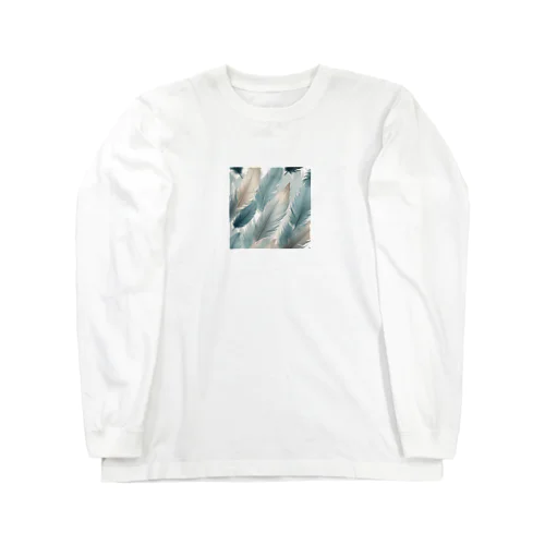 美しい羽のイラスト Long Sleeve T-Shirt