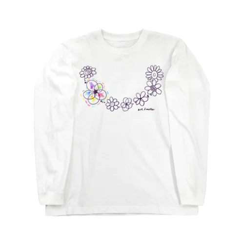 フラワーネックレス Long Sleeve T-Shirt