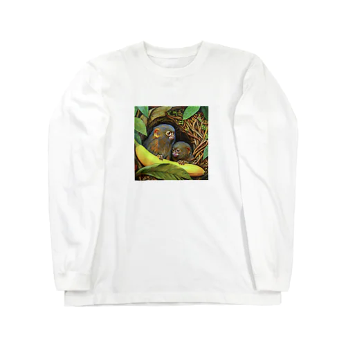 サル、猿 Long Sleeve T-Shirt