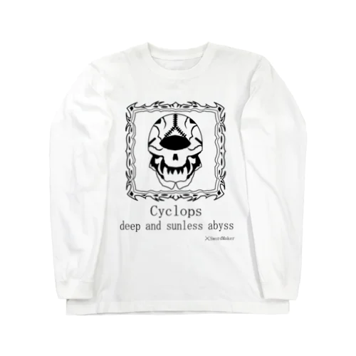 サイクロプス　黒　ロングスリーブTシャツ Long Sleeve T-Shirt